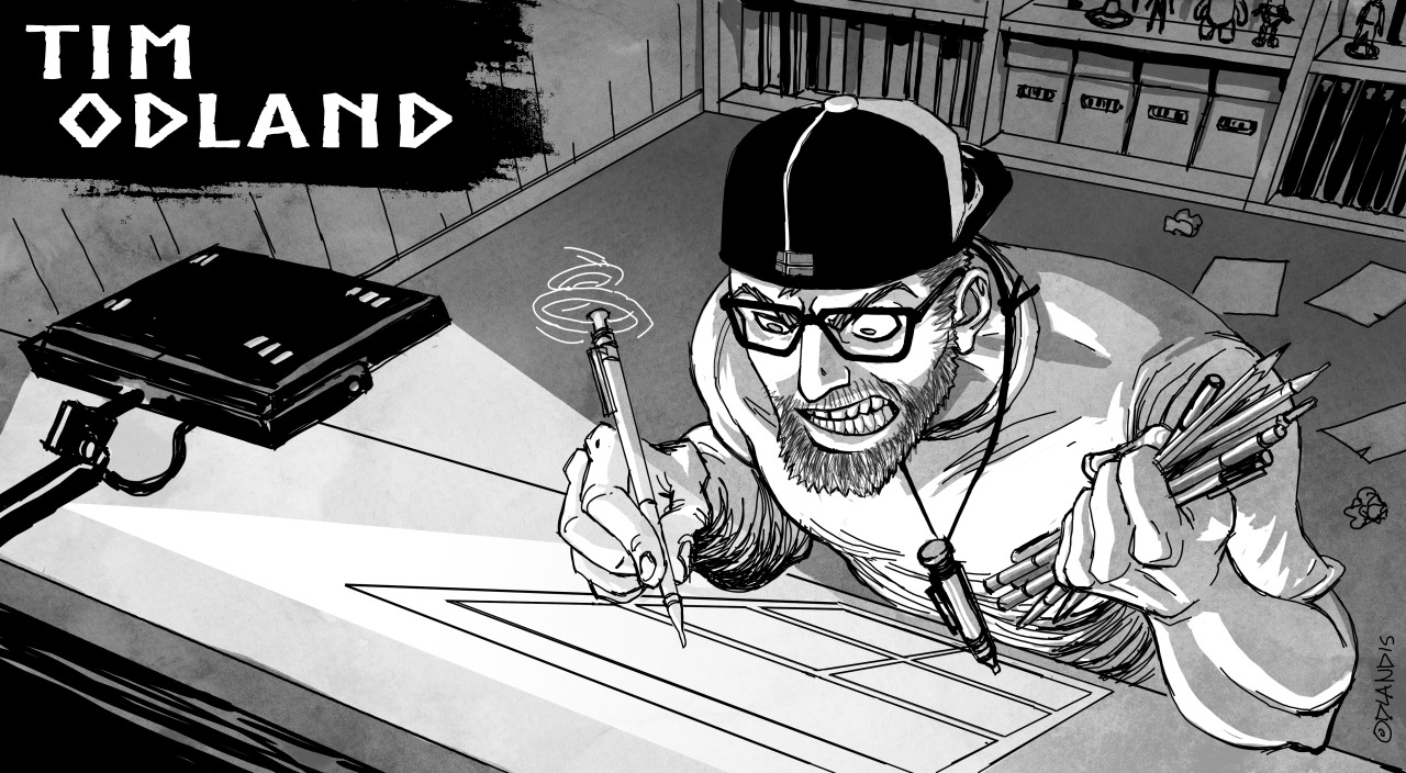 A  self portrait of Tim Odland