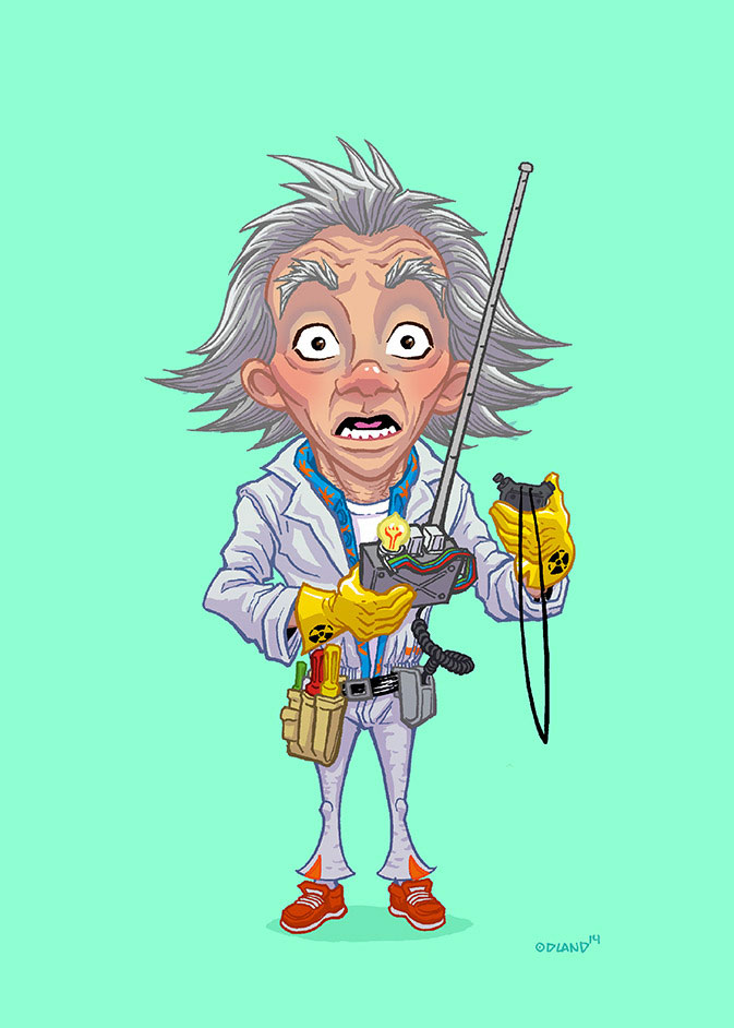 Doc Brown from Back to the Future