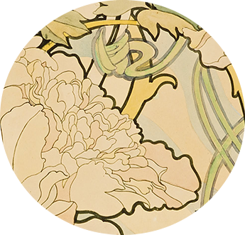 pattern made by Mucha