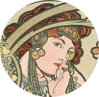  portrait of a woman with almost greek clothing influence style