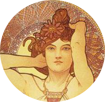 a four piece portrait of women