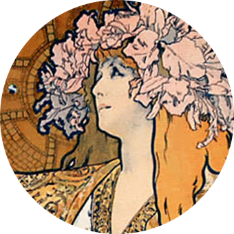  portrait of actress Bernhardt.